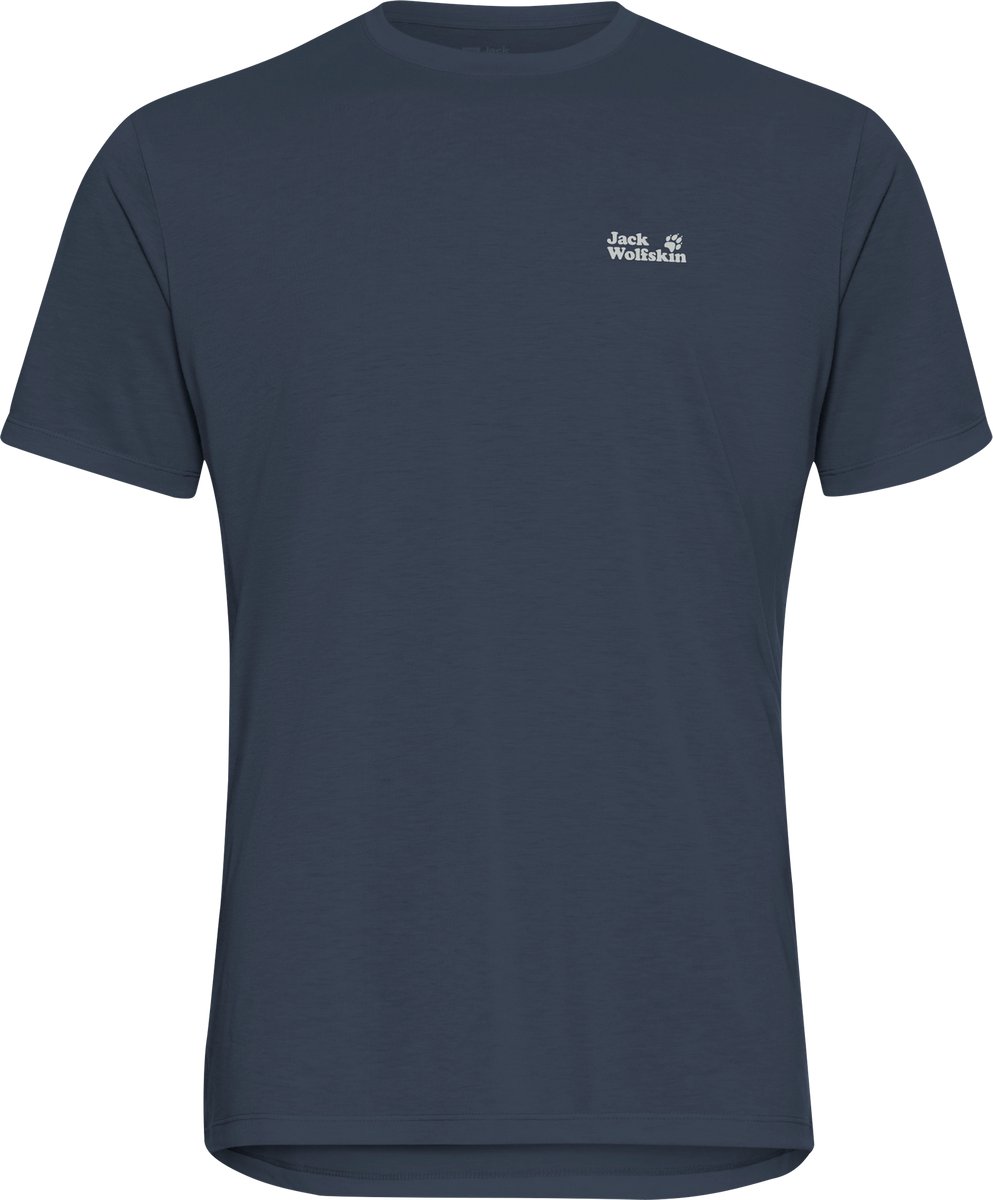 Jack Wolfskin VONNAN GRAPHIC T M Heren Outdoorshirt-midnight sky