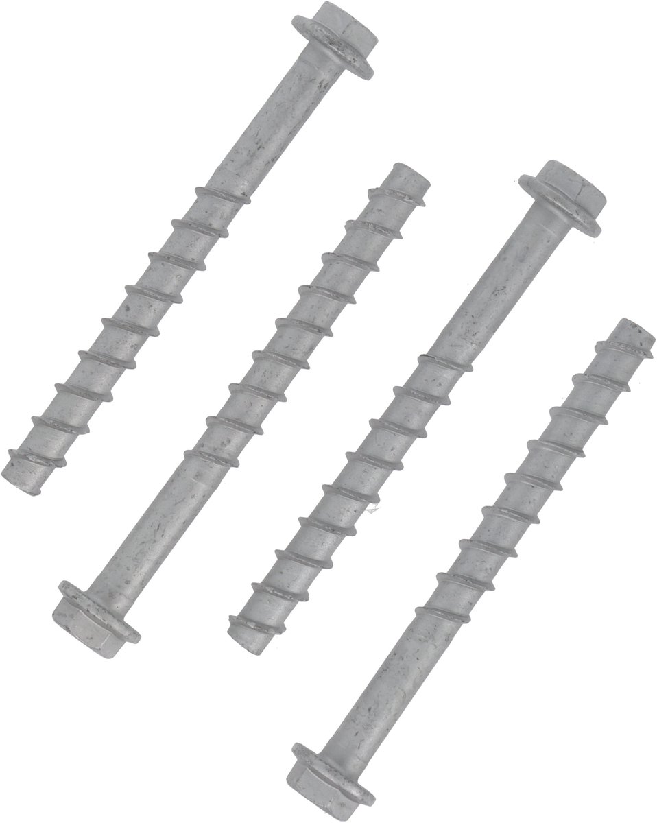 Ivana Betonschroef - Zeskantkop - Met flens - Verzinkt - 12x120 - 25 stuks