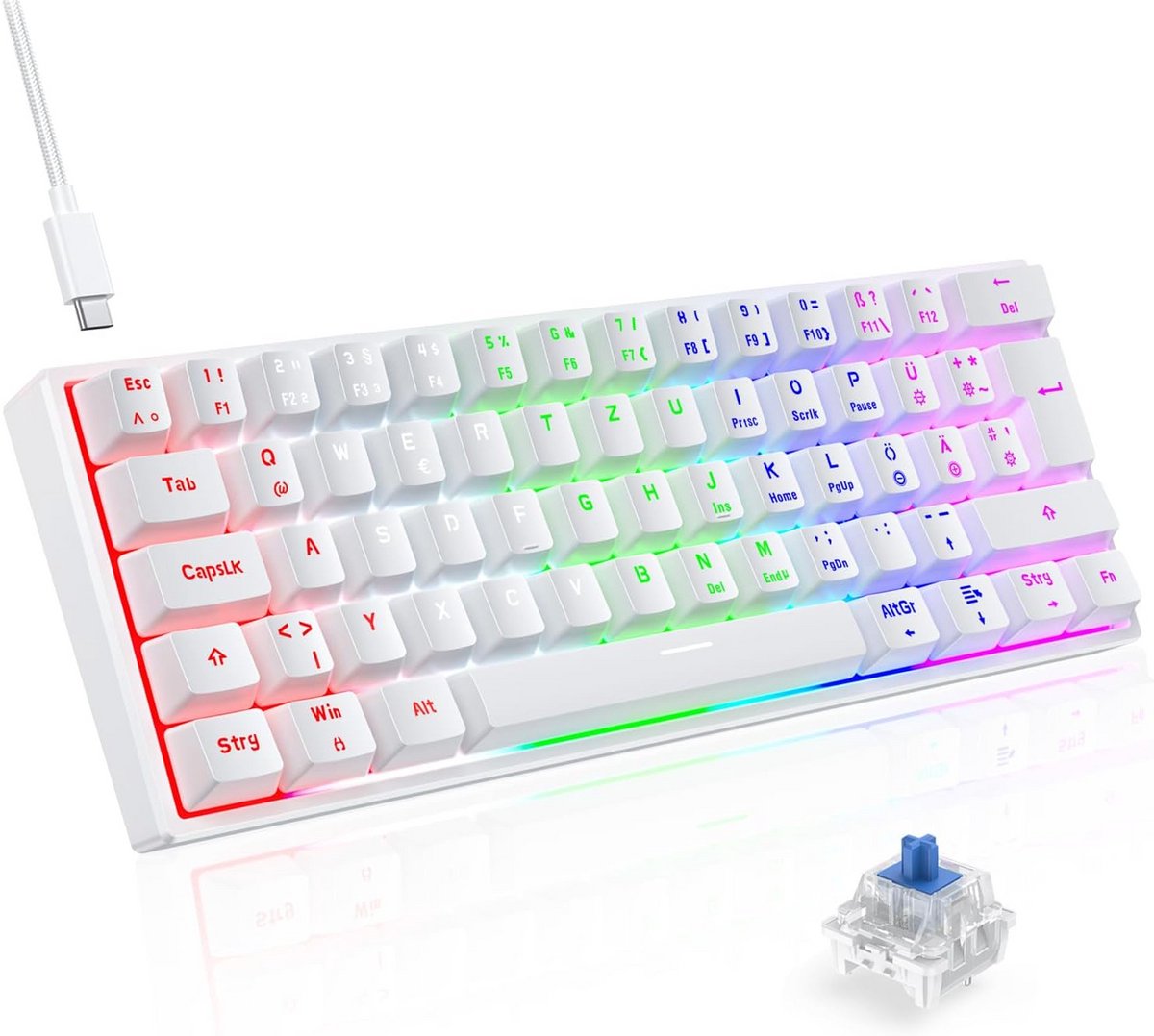 Mechanical Keyboard - Mechanisch Toetsenbord Gaming - Toetsenbord