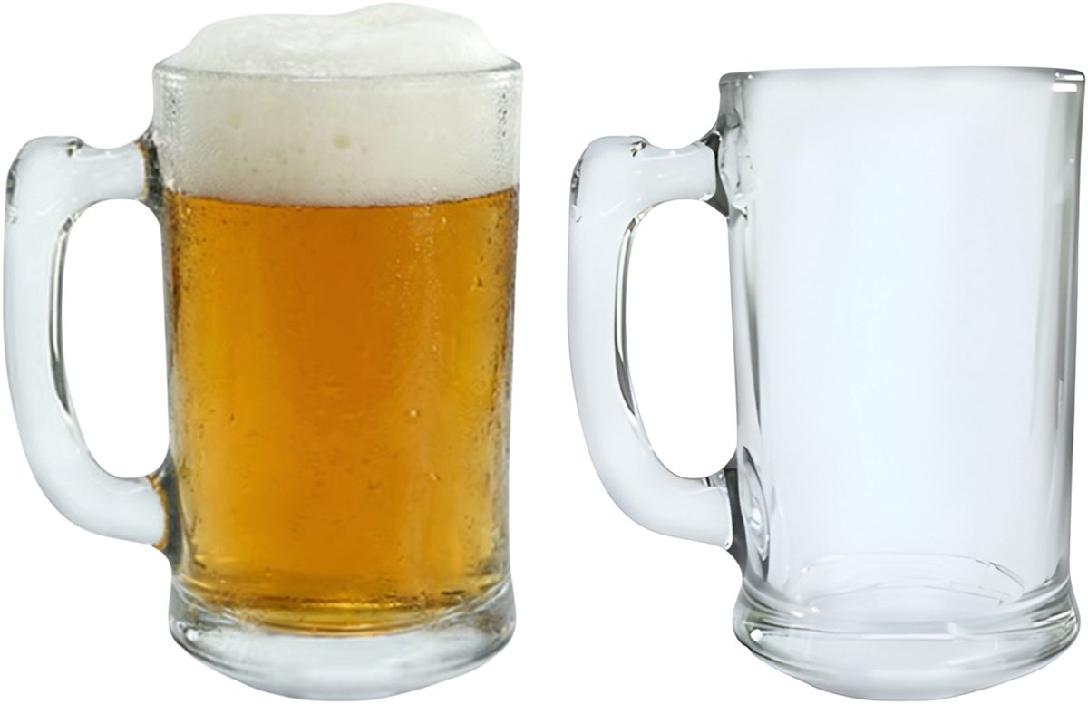 Vicrila Bierpul Munich - 2x - glas - 42 cl - duits bierglas met handvat - klassiek model - oktoberfest