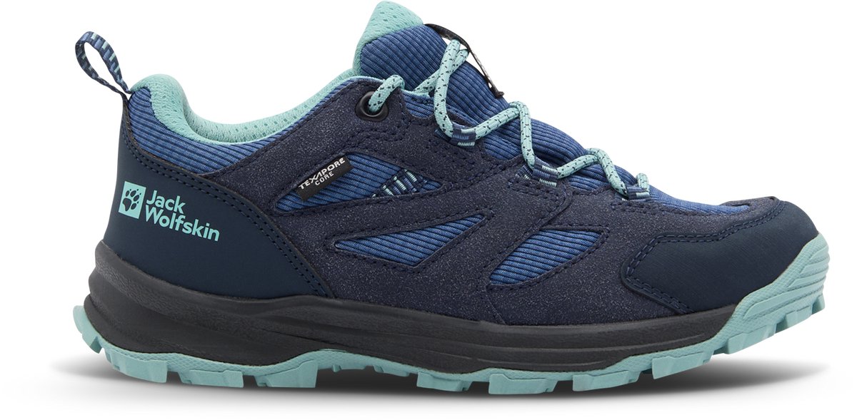 Jack Wolfskin Vojo Tour Texapore Mid Wandelschoenen Kinderen Blauw