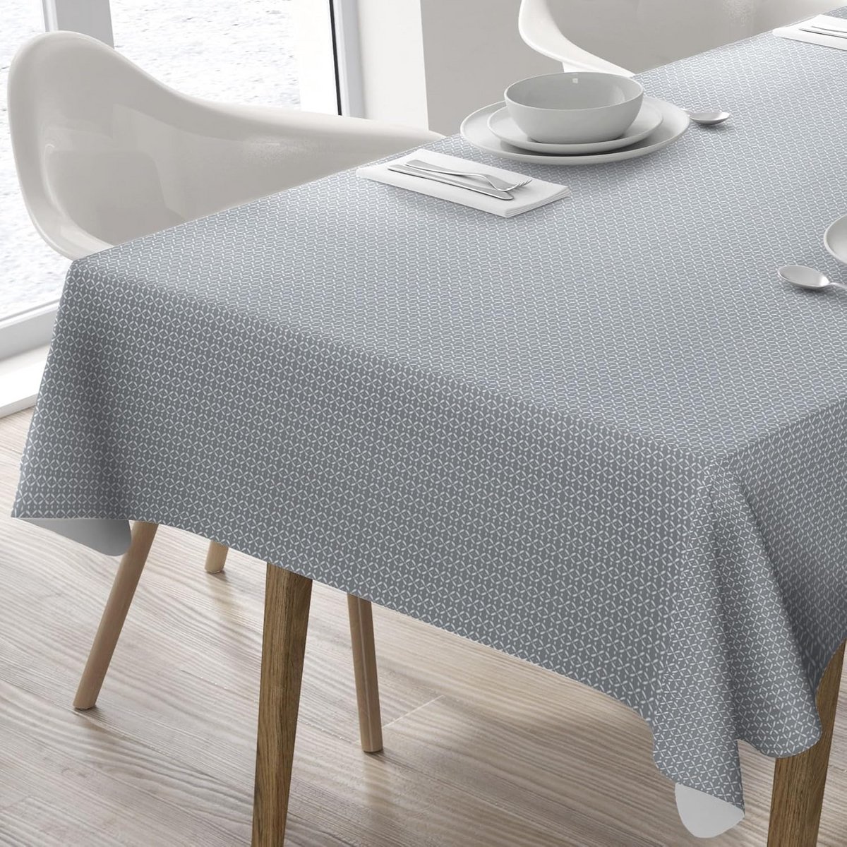 Rechthoekig PVC Tafelkleed Beige 140x180 cm - Afwasbaar en Beschermend
