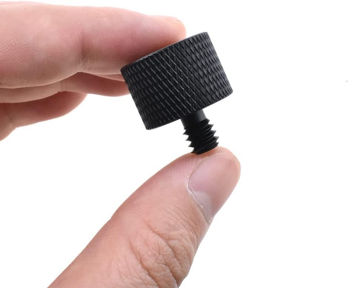 Microfoonstandaard Schroefadapter 5/8 naar 1/4 voor Statief en Apparatuur - 2 Stuks