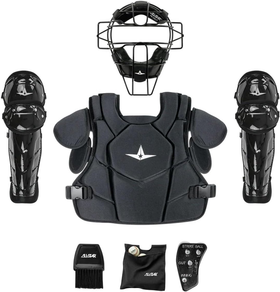 Complete Honkbal & Softbal Scheidsrechtersset voor Volwassenen | Inclusief Masker en Bescherming