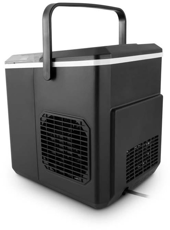 Kitchencook CUBEO BLACK - Ijsblokjesmachine - 12 kg/24u - 1.3 Liter - 2 Maten Ijsblokjes - Zwart van Merkloos — afbeelding 2