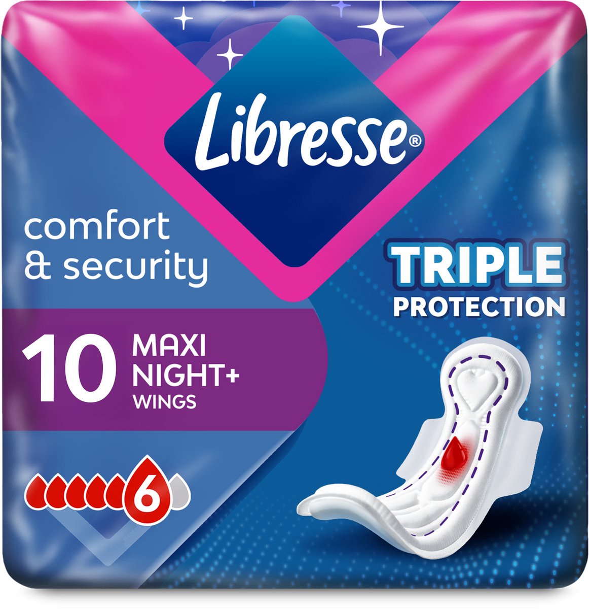Bol.com Libresse Maxi Goodnight - 6 verpakkingen aanbieding