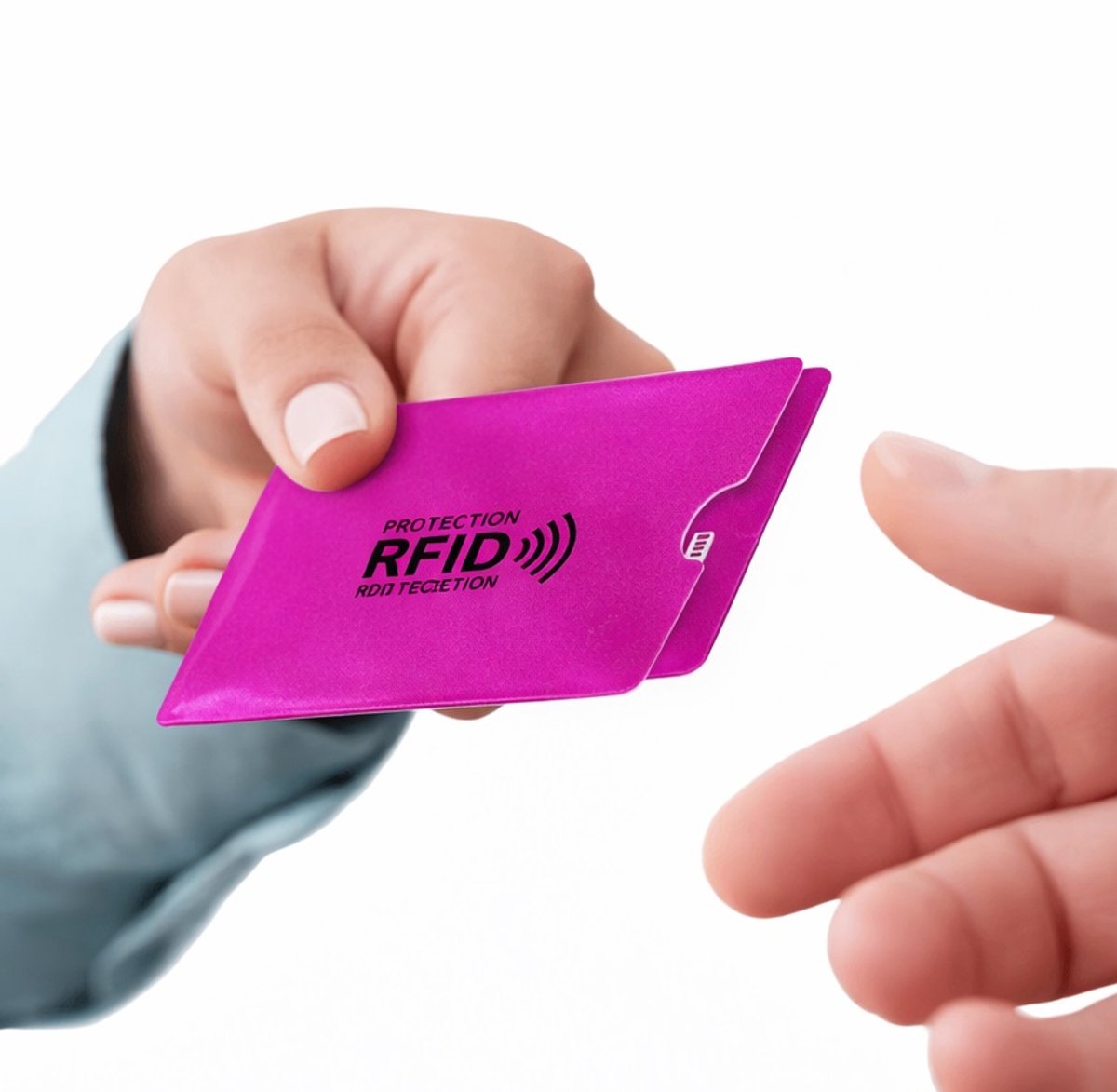 Anti Skim Card Case I Anti RFID Hoesjes I Creditcardhoes I RFID Blocker I Creditcardhouder I 3 Stuk I Paars