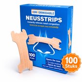 Bandelettes nasales confortables - Bandelettes anti- Snurk - Patchs nasaux ronflement - 100 bandelettes nasales - Dilatateur nasal - Repos nocturne - Produits anti- Snurk - Hypoallergénique - Respirez