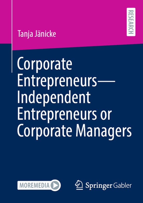 Corporate Entrepreneurs - Independent Entrepreneurs or Corpo ... - cover
