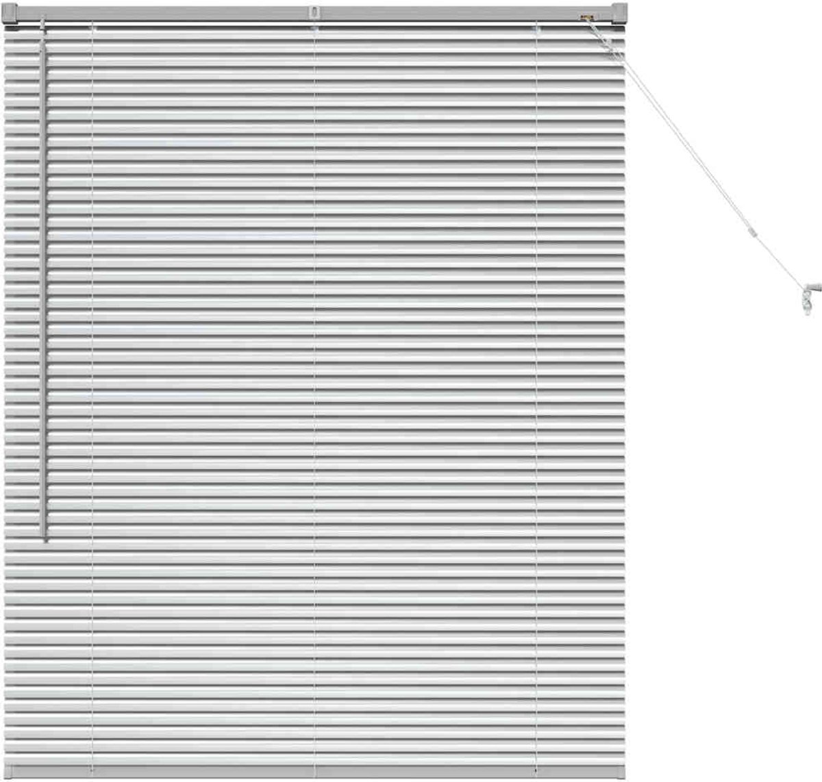 vidaXL - Venetiaanse - Jaloezieën - Zilver - 130 - x - 100 - cm - Aluminium