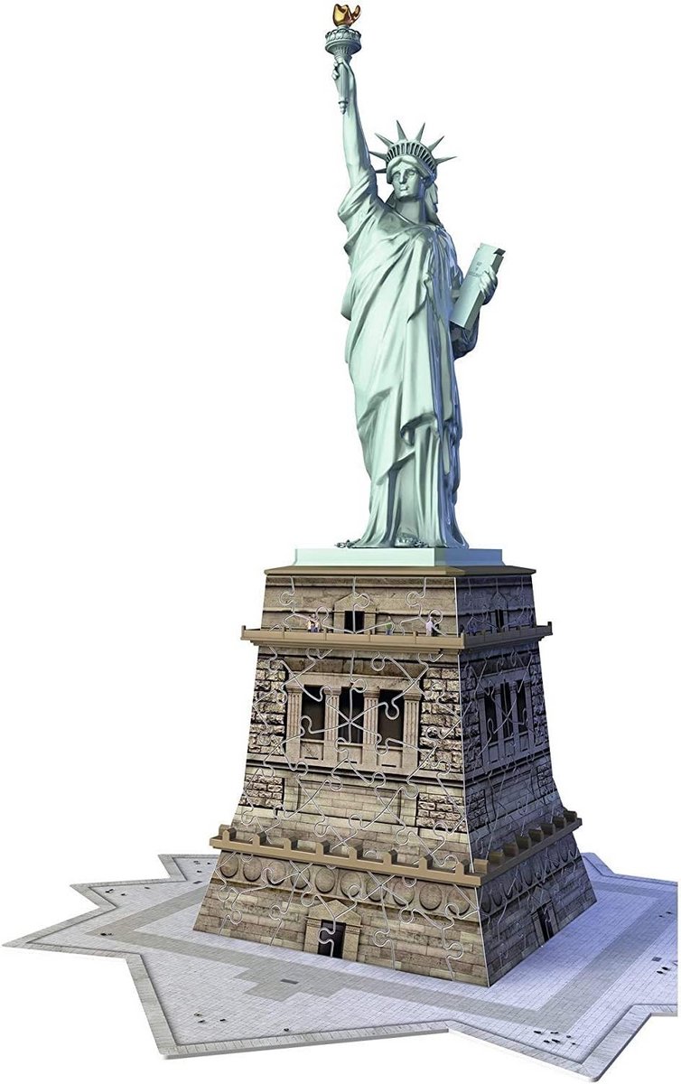 3D Puzzel Vrijheidsbeeld - Gigantische Architectuur Puzzel