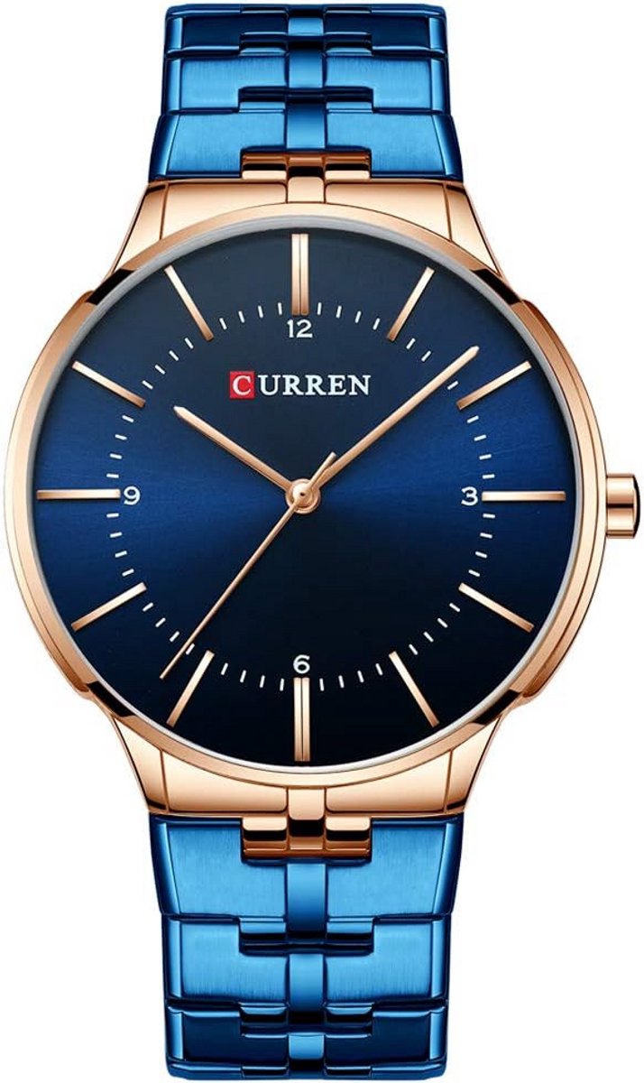 Herenhorloge - Zilver of Goud - Zwarte of Witte Wijzerplaat - Roestvrij Staal