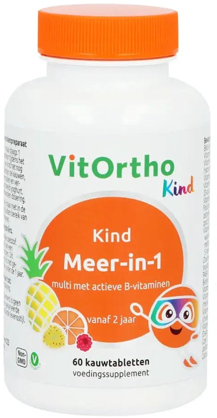 VitOrtho Meer in 1 Kind (60 kauwtabs)