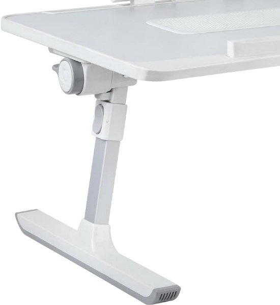 Inklapbaar Laptop Tafelbed Bureau met Verstelbare Poten voor Werk en Lezen - 60x40 cm — afbeelding 4