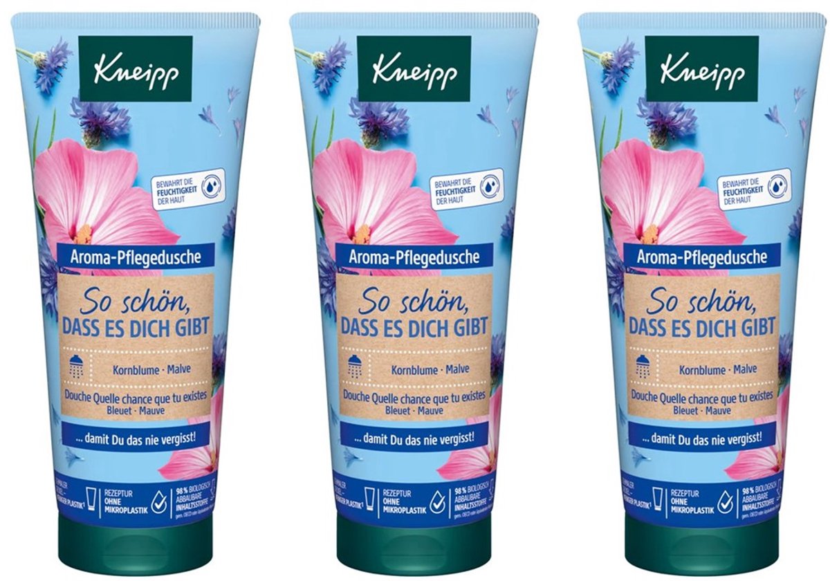 Kneipp Douchegel - So schön - 3 x 200 ml Voordeelverpakking