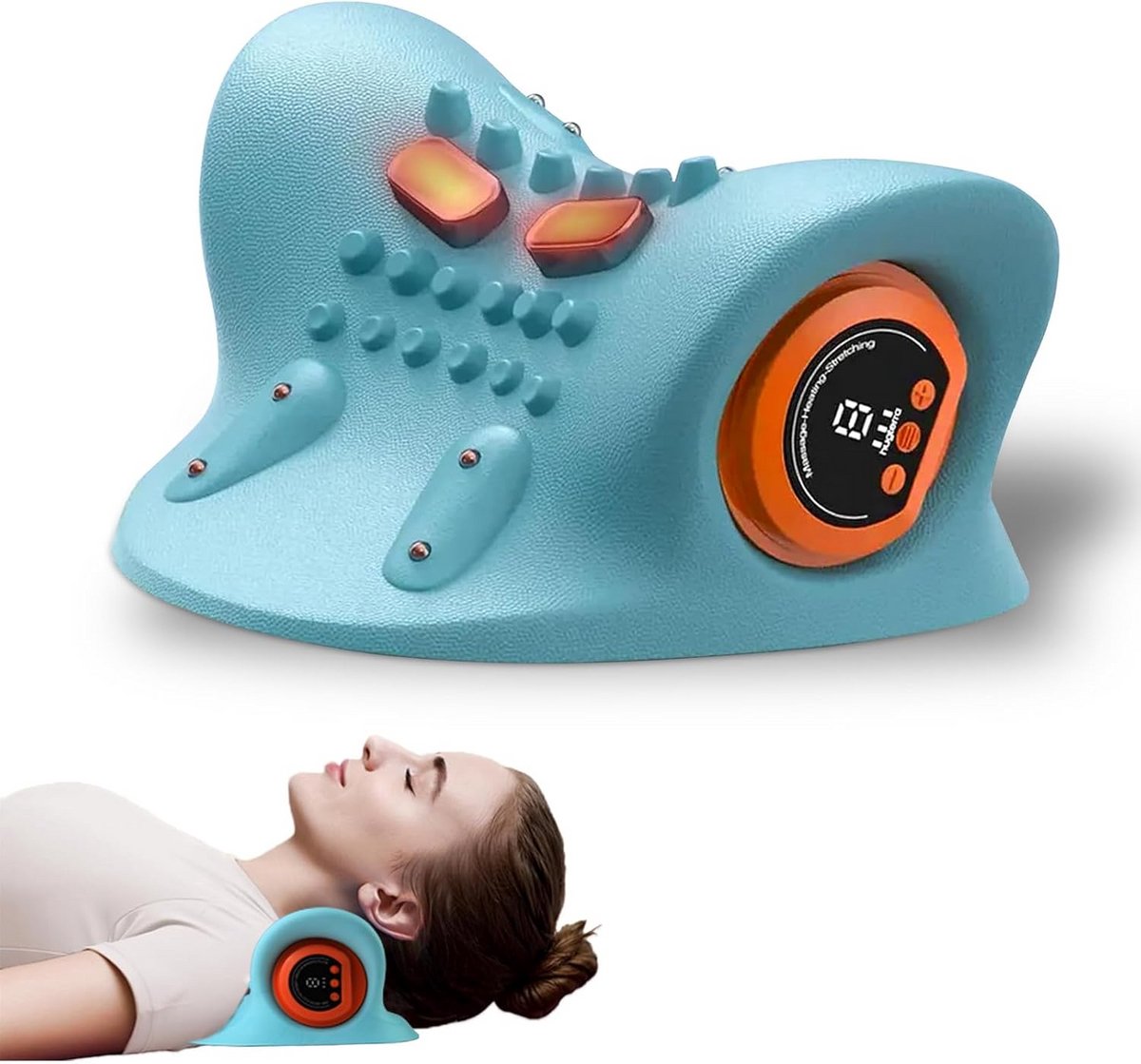 Nekmassage Apparaat - Massagekussen - Massage Apparaat - Compact