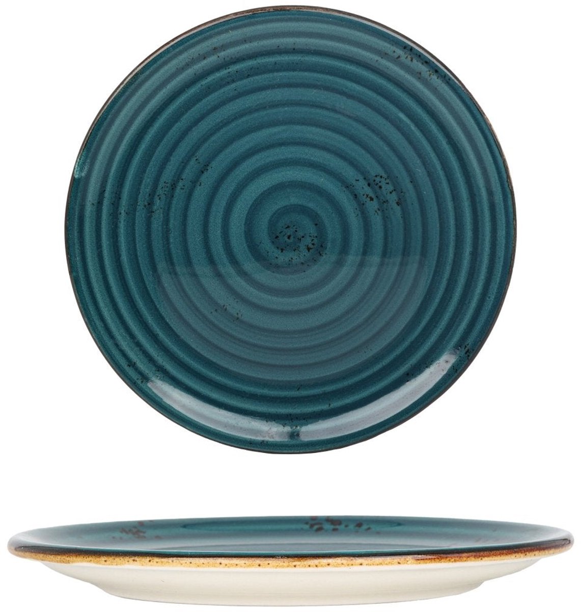 By Bone Dessertbord - Harmony Tropical - Porselein - 21 cm - set van 6
