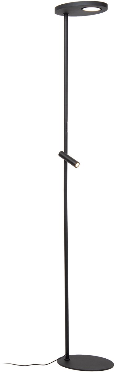 Lucide ORTOLAN - Vloerlamp - LED Dimbaar - CCT - 2700K/4000K - Zwart | Essential