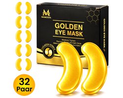 Mamosta® Collageen Oogmasker - 64 Stuks (32 Paar) - Gezichtsmasker - Hydrogel Patches Voor Wallen & Donkere Kringen - Oogpads - Eye Pads - Gezichtsmaskers Verzorging
