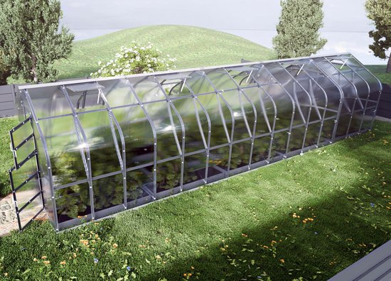 KLASIKA Standaard Tuinkas - 2,5 m x 12 m - 4mm Dikte - Kweekkas - Polycarbonaat...