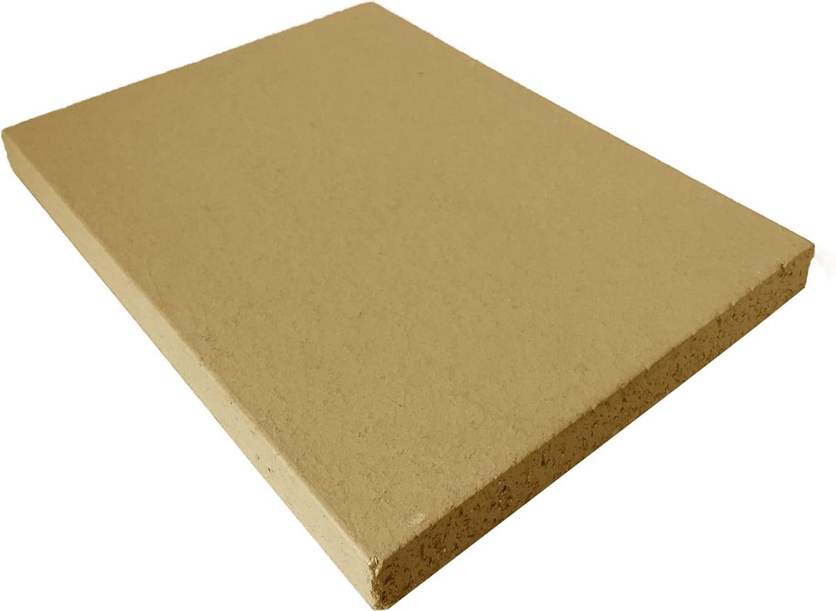 Vuurvaste plaat 40x30 cm 3 cm dik hittebestendig tot 1200 graden