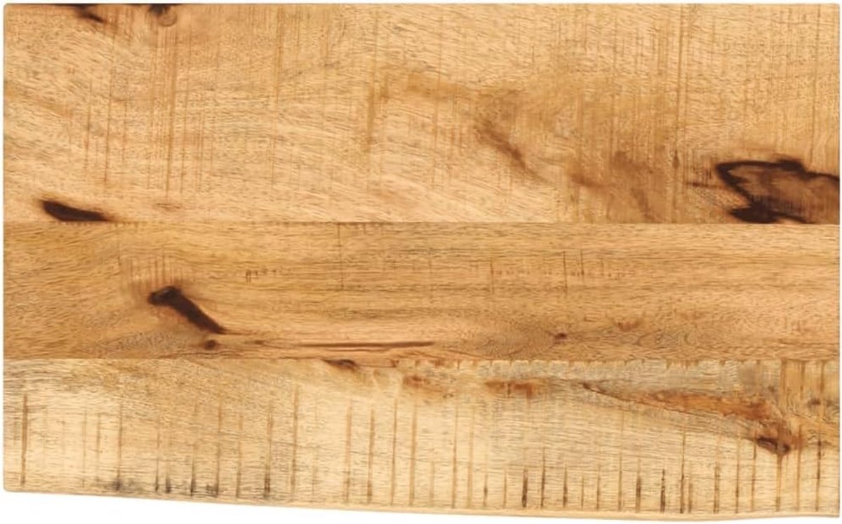 Tafelblad Massief Mangohout met Natuurlijke Rand 50x30x3,8 cm