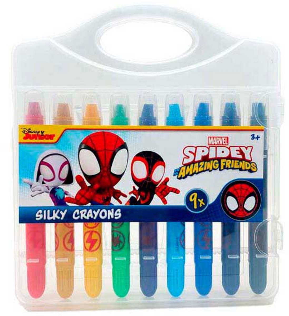 Disney Junior Marvel Spidey and his Amazing Friends Silky Crayons