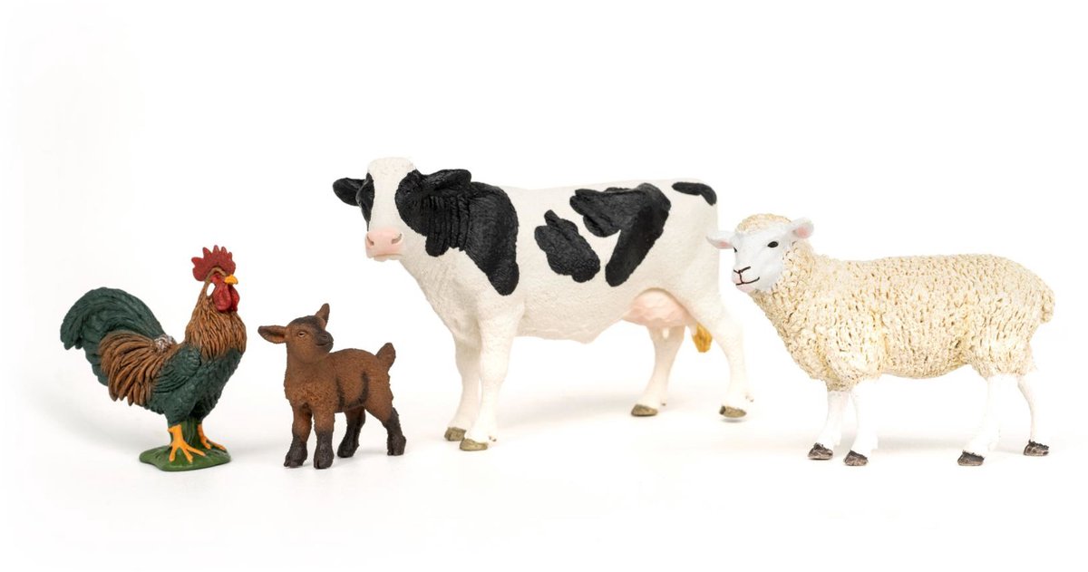 Schleich – Farm World – Boerderijdieren set – 4 figuren – 3+ — afbeelding 5