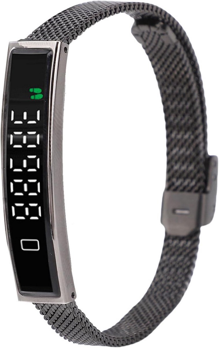 Slimme Fitness Tracker Polsband met Bluetooth 5.3 - Waterbestendig voor Sport en Gezondheid