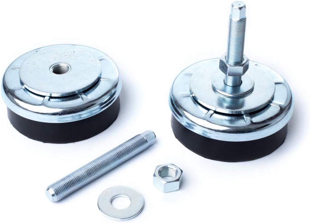 Verstelbare Machinevoet M12 Schroefdraad voor Trillingsdemping tot 500kg