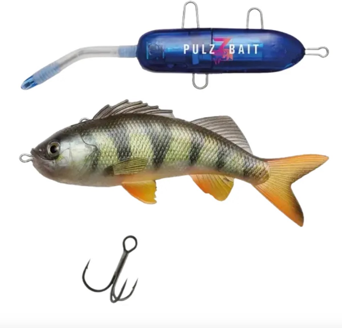 Pulzbait Perch Kit 15cm-Natural Perch