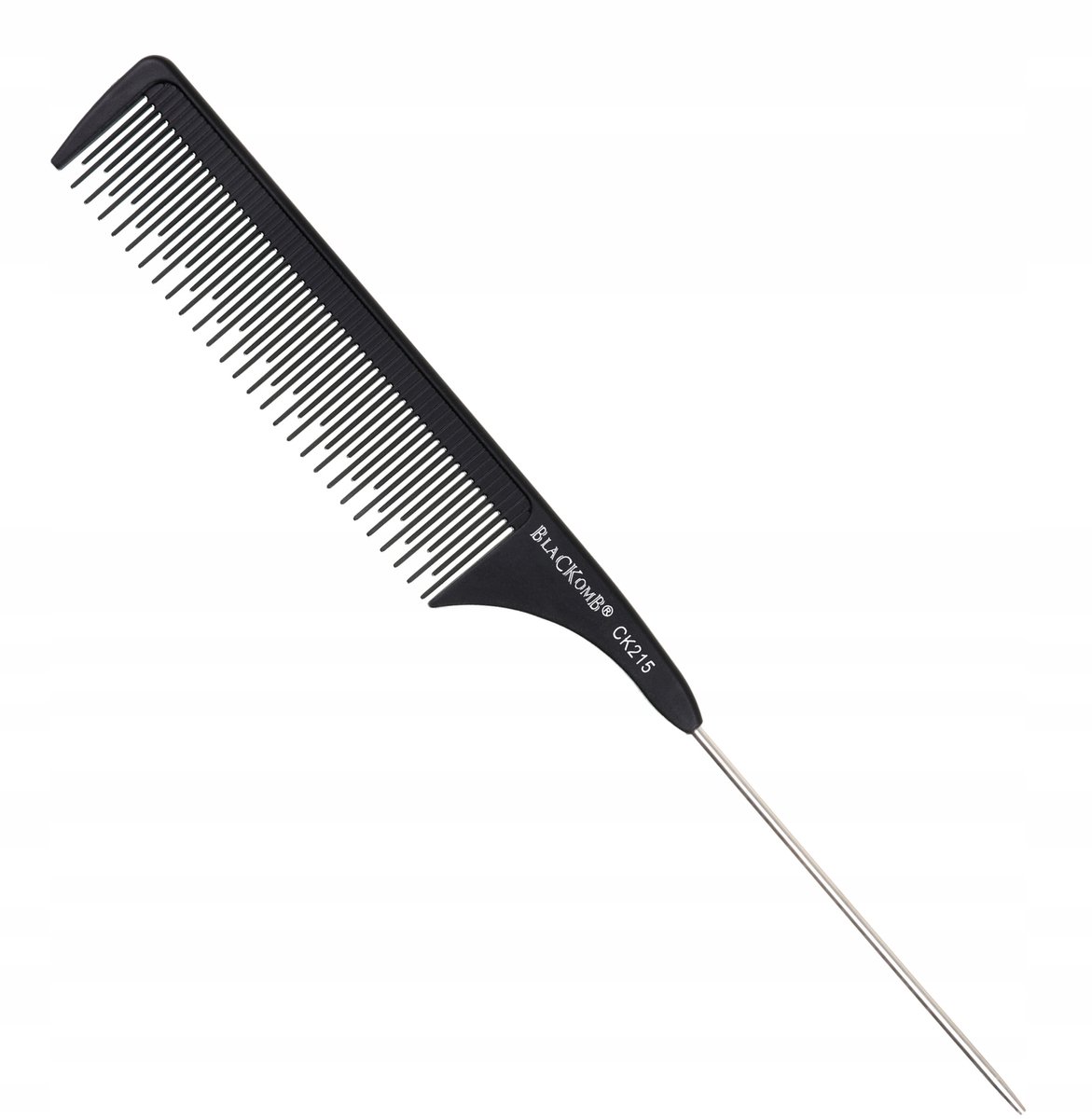 Professionele Haar Kam Model - Kam voor het Touperen van Haar - Metalen Spies, Carbon