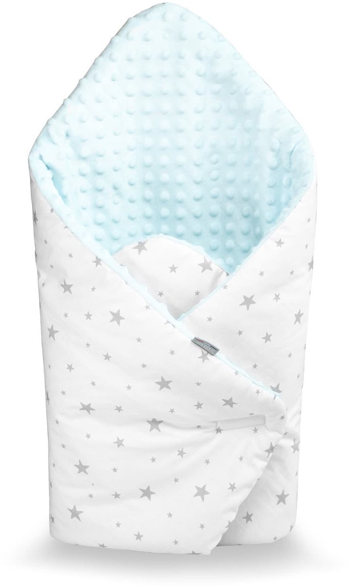 Sevira Kids - Inbakerzak voor baby van katoen - Blauw Dès la naissance - 4 mois