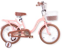 Buxibo - Kinderfiets voor Meisjes - Ibiza - 12 Inch - Roze