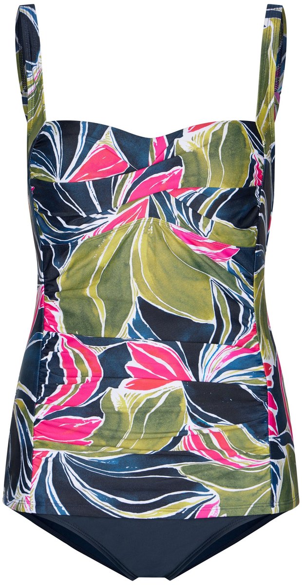 Pastunette Tankini - Paradise - Blauw/Groen/Roze - Corrigerend