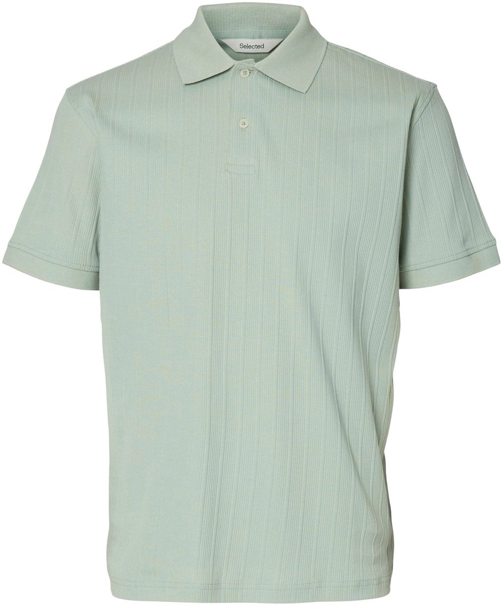 Selected Cole Rib SS Polo Heren - Maat S
