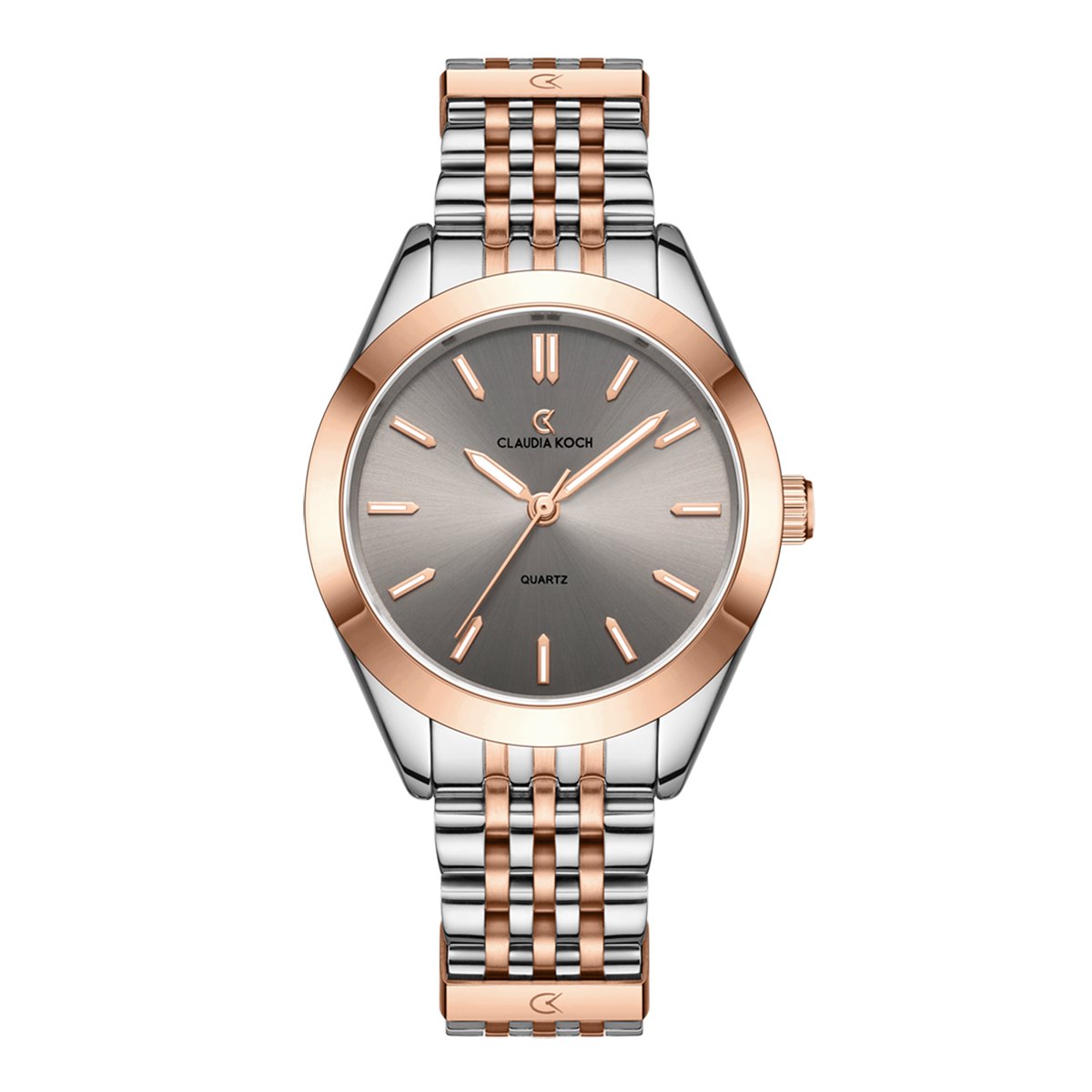 CK Legacy - Two-Tone Rosegold with Grey Dial - ClaudiaKoch Watches CK 4361