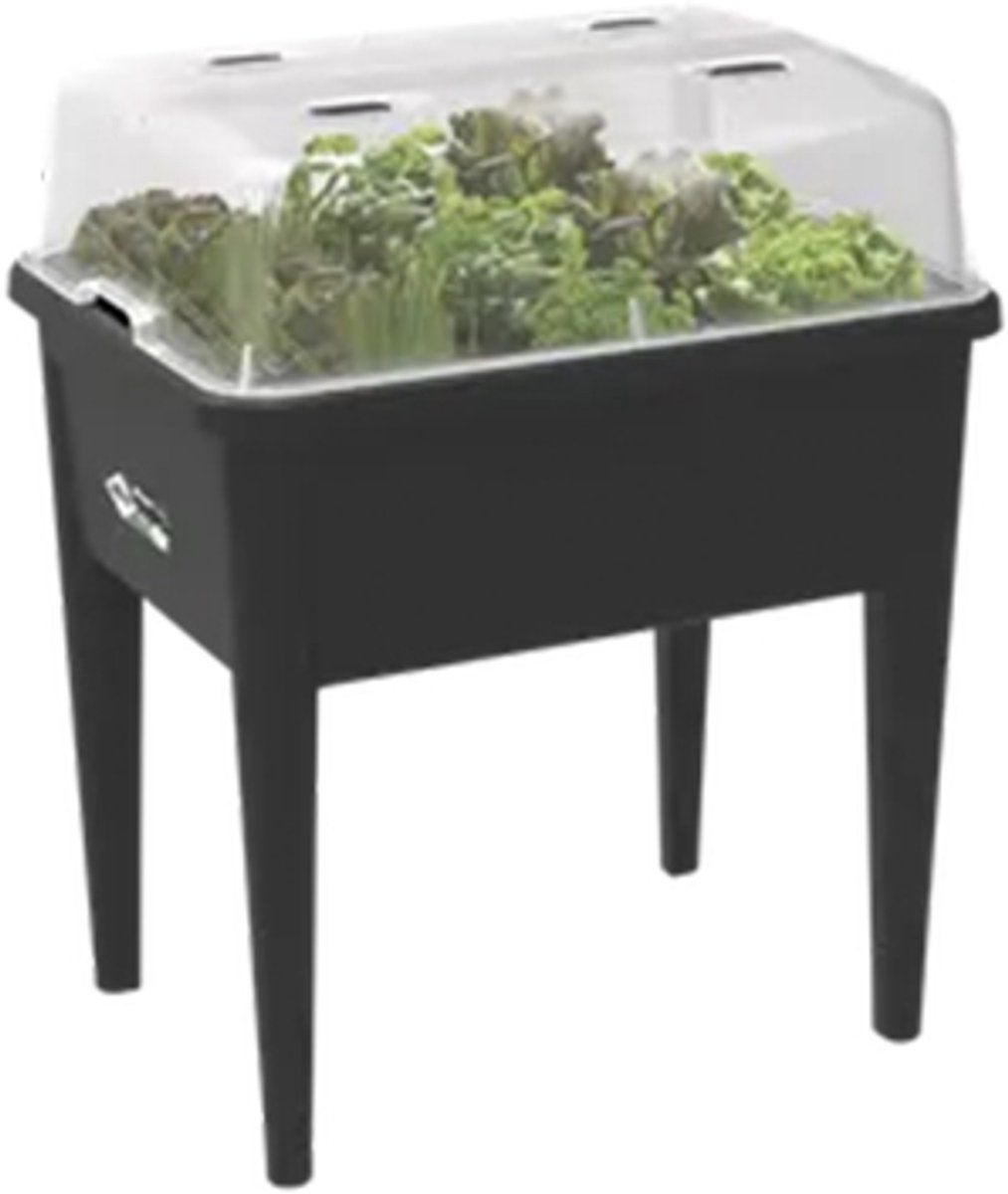 Elho Kweektafel green basic super xxl living black met deksel