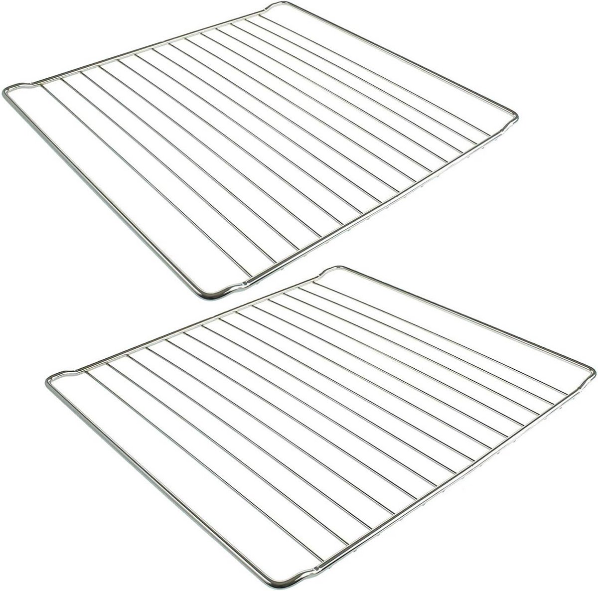 Set van 2 Ovenroosters voor Grill en Bakoven - 397 x 365 mm