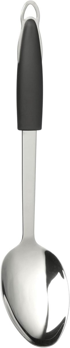Stevige Roestvrijstalen Lepel met Comfortabel Soft Grip Antislip Handvat