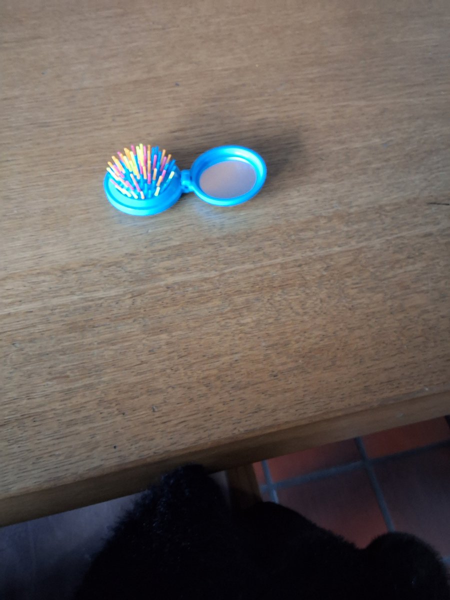 K3 borstel met spiegel erbij