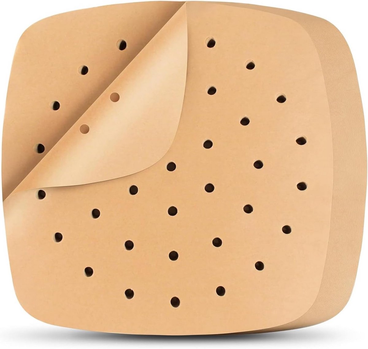 Geperforeerd Bakpapier voor Airfryer - Antiaanbak en Hittebestendig