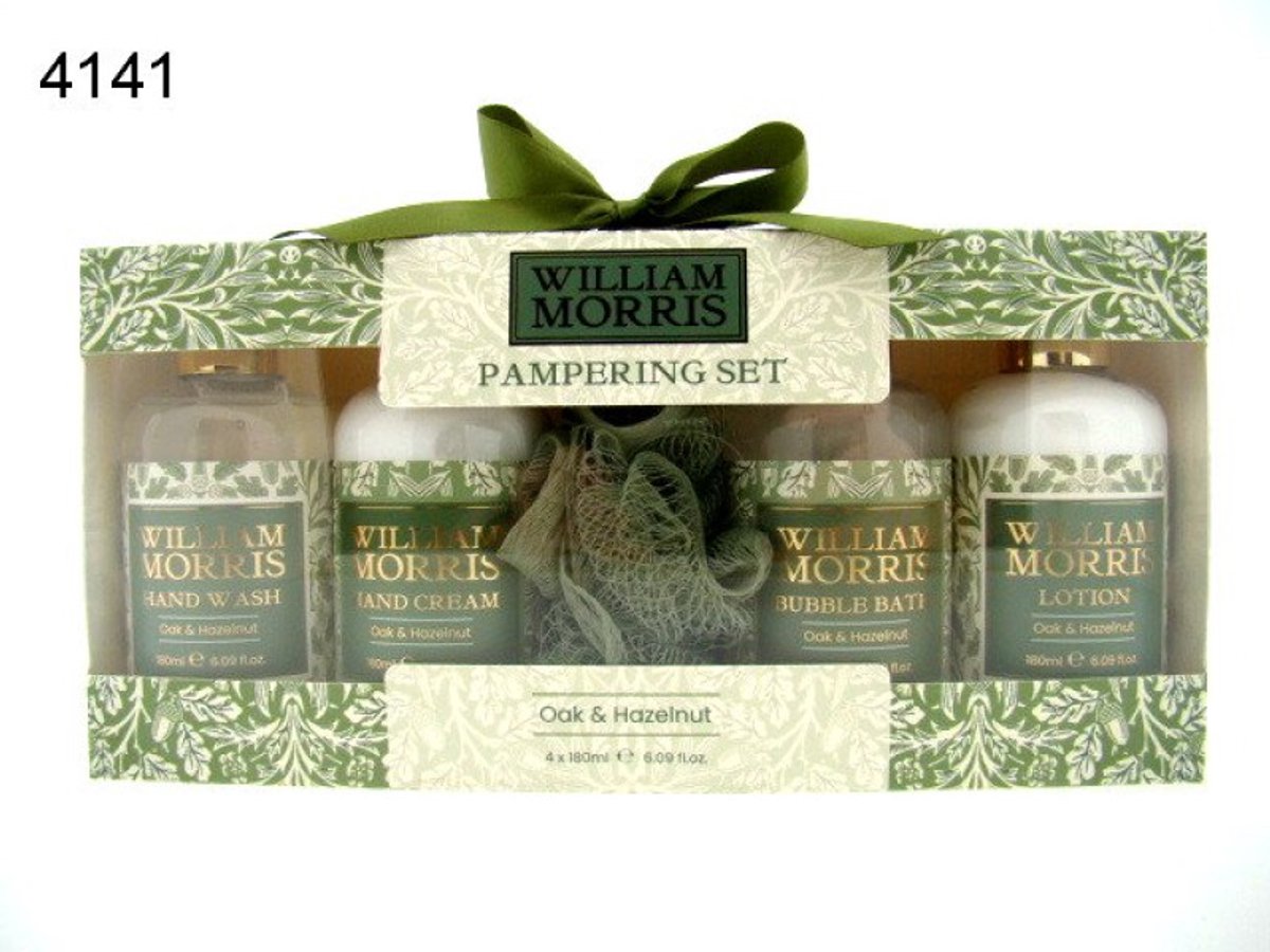 Lesser & Pavey Leonardo Collection Pampering Set Acorn – Oak & Hazelnut Cadeauset 5-delig