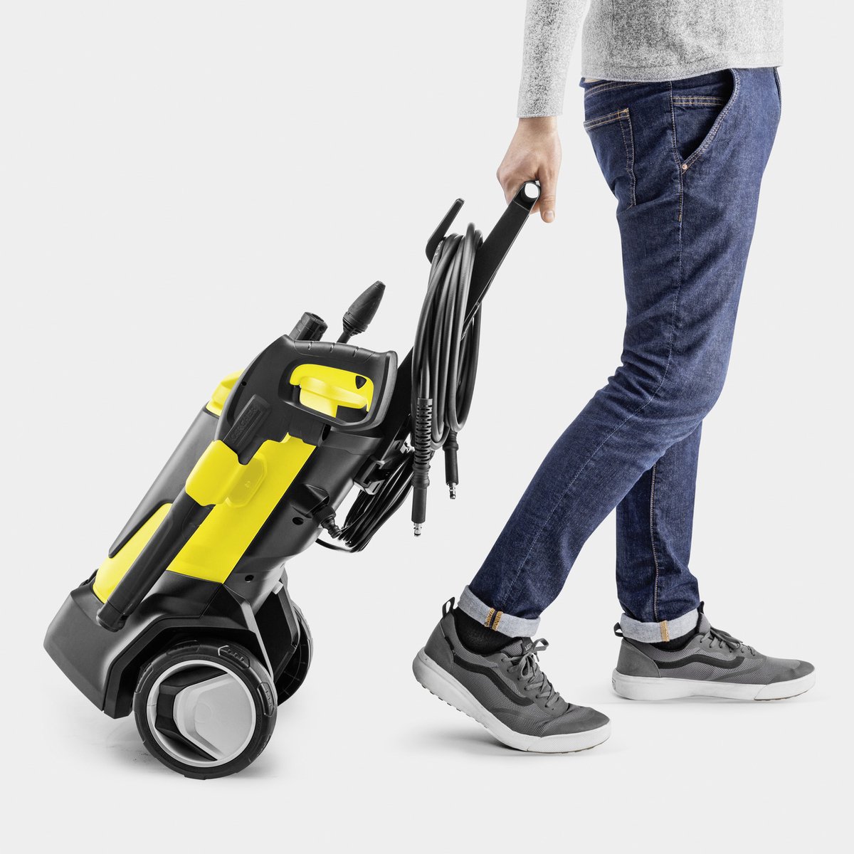 Kärcher K 7 WCM FJ Home Hogedrukreiniger - 180 bar - 600 l/u - 60 m²/u - Terrasreiniger T 7 Plus - Foam Jet - Geschikt voor oa. auto - terras - campers - caravans - fietsen - motoren - tuinset en gebieden rondom huis – foto 4