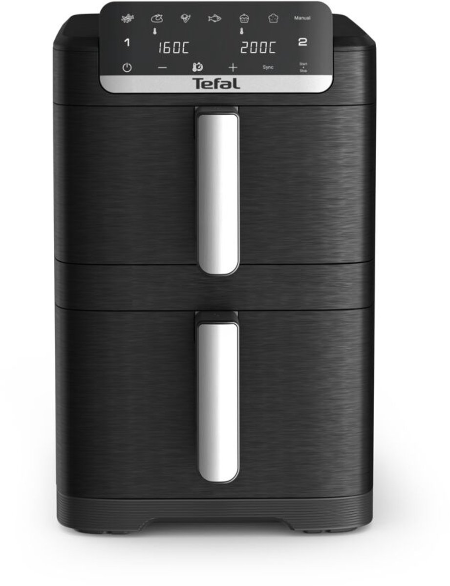 Tefal Easy Fry Crispy Stack EY7528 - Dubbele Airfryer - 10L - 6 automatische programma's - Geschikt voor 6 personen — afbeelding 3