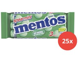 Mentos spearmint 25x 3 pack