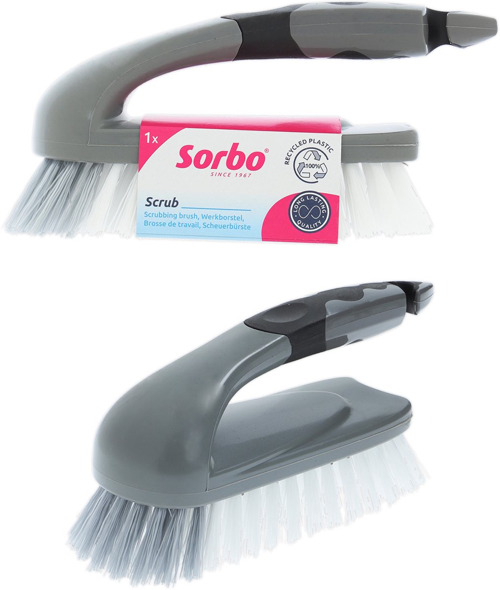 Sorbo Recycled Werkborstel – Duurzaam & Stevig – Voor Grondige Reiniging