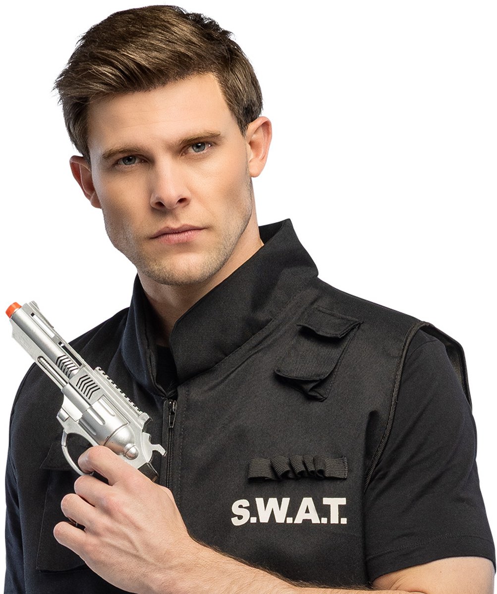 Boland - Speelgoedpistool politie Justice - Pistool - Politie agent - Swat - Revolver - Carnaval - Themafeest