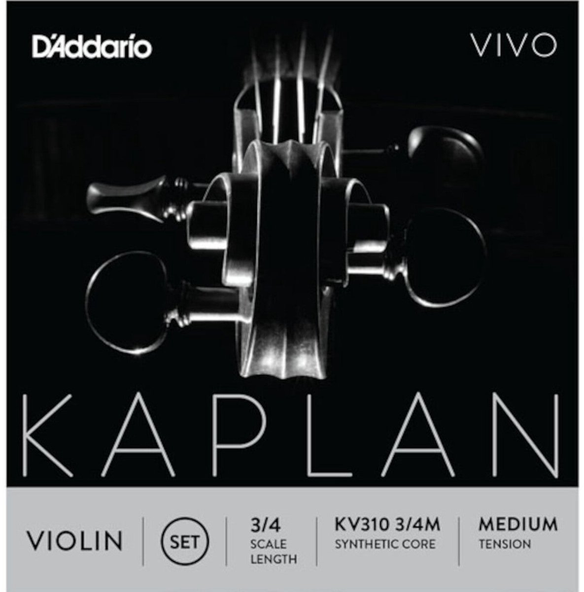 D'Addario KV310 3/4M String Set, Medium Tension Vioolsnarenset