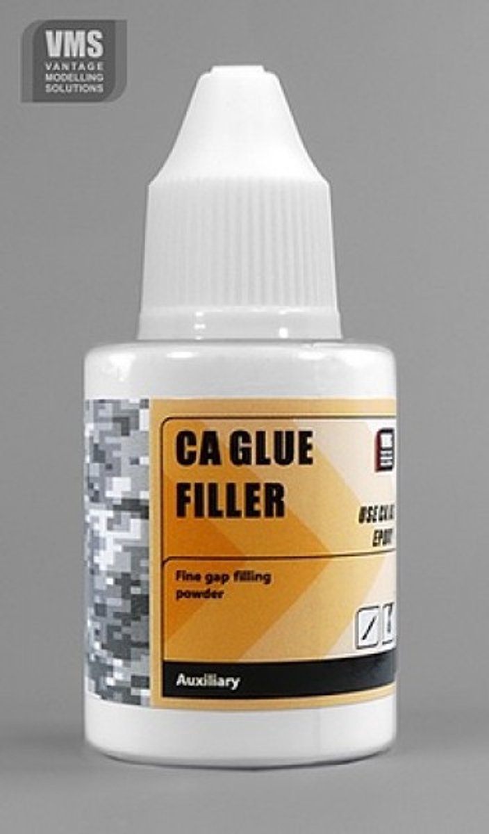 VMS CA Filler 13 gram – Secondelijm Vulmiddel voor Modelbouw | 13 g | Perfect voor o.a. VMS CA Lijmen
